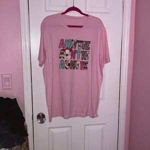 Pink Top With Loads of Color, Cute, Fun, Perfect For Aunties